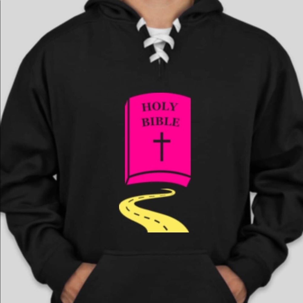 Pink bible sweater